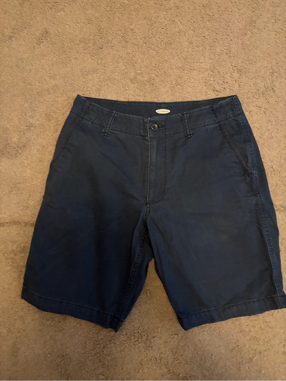 Old Navy Men's Dark Navy Cotton Chino Shorts